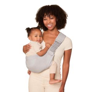 Ergobaby Upsie Hip Sling  Pearl Grey Baby Carrier  Lightweight, Adjustable Sling for Toddlers  Breathable & Ergonomic Design
