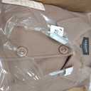 Women's Wool Trench Coat Winter Long Thick Overcoat Walker Coats (Medium, Camel)