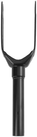 Electric Scooter Front Fork Assembly Compatible with 4 Pro, Steel Wheel Bracket Replacement Part for Repair, Black Frame Component for Outdoor