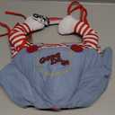 Pet Deadly Doll Dog Costumes, Funny Pets Cosplay Costume Halloween Dog Clothes Party Costume for Small Medium Large Dogs(Medium)