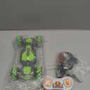 Gesture Sensing Rc Stunt Car,Remote Control Car 2.4ghz 4wd 360 Degree Rotating Transform with Lights Music,Kids Toys for Boys 4-7,3-6 Year Old Boy Birthday Gift & 3-12 Best Gift for Kids (Green)