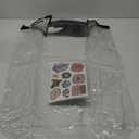 Explore Land Clear Luggage Cover Tough Protector Fits for 28 Inches Suitcase for Travel Airplane (PVC, L)