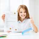 2500PCS Gold Star Stickers, Self-Adhesive Silver Laser Star Stickers, Suitable for Behavior Charts, Student Planners, School Classroom Student Teacher Supplies, Suitable for DIY Crafts