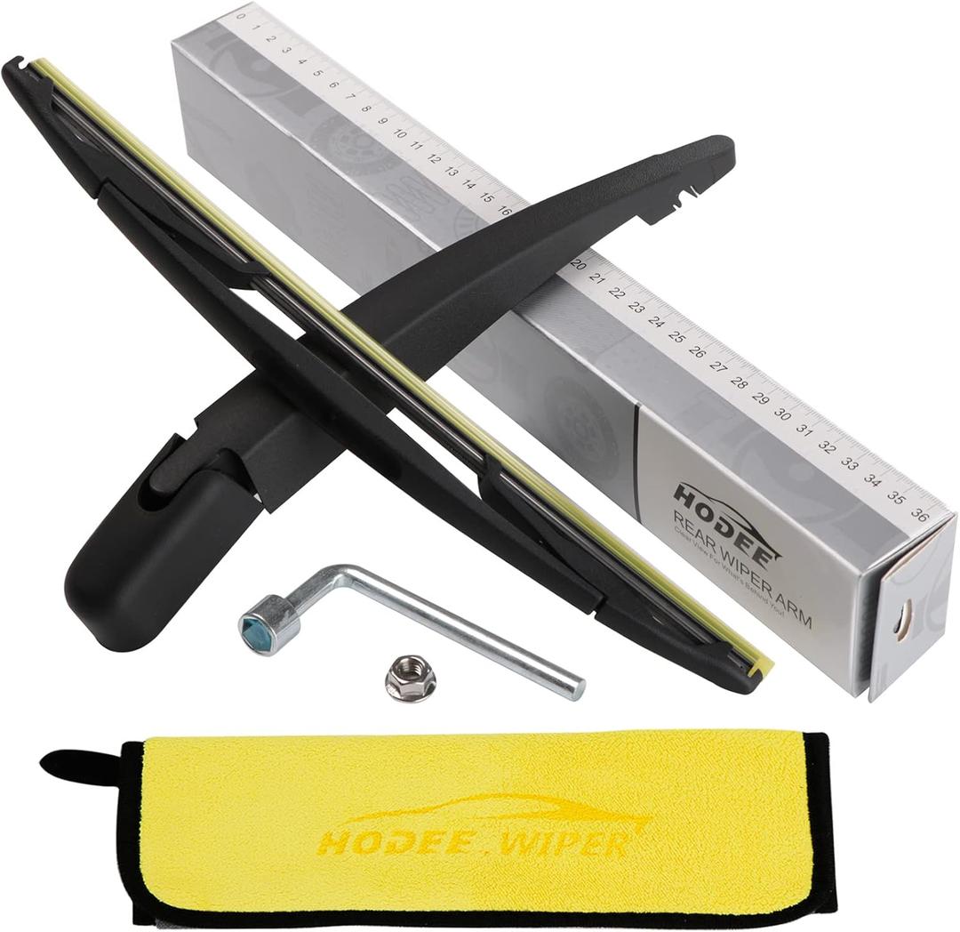 Rear Wiper Arm Blade Nut Set-Replacement for Ford Escape 2008-2012,FLEX 2009-2019,Mercury Mariner 2008-2011,Mazda Tribute 2008-2011,Back Windshield Wiper Assembly with Window Wiper Cap Cover