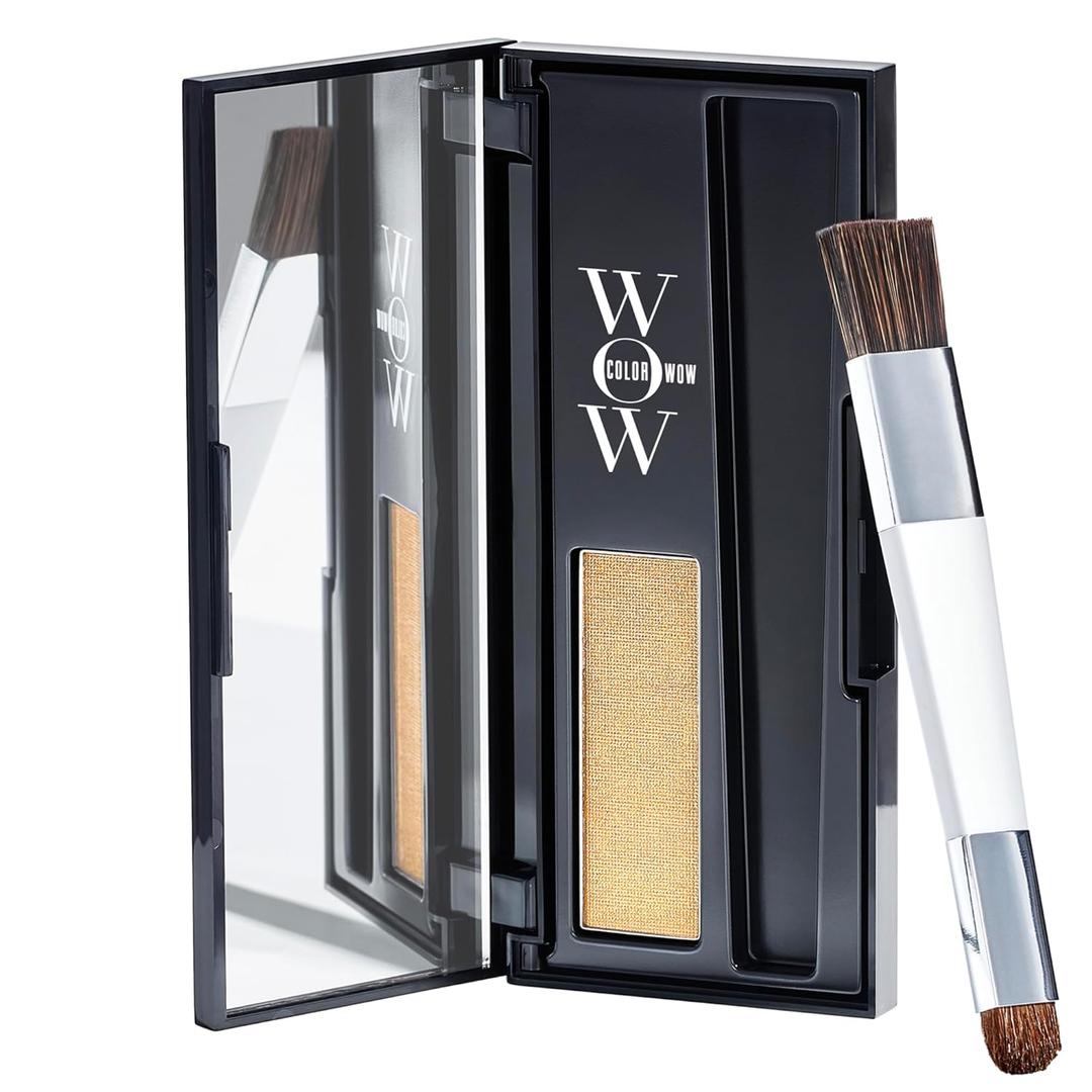COLOR WOW Root Cover Up  Instant Grey Coverage and Highlight Touch-Up | Water and Sweat Resistant | No mess Award-Winning Formula (Blonde)