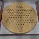 Gothink Chinese Checkers Board Game Toy for Adults Seniors Kids, 11.5 inches Classic Wooden Checkers Game Set, 66 Wooden Pegs in 6 Bright Colors, Fun Family Board Games for All Ages