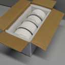 Ramekins 6 oz with Lids Oven Safe, Small Creme Brulee Ramekins with Covers, Ceramic Ramekin Set of 4, Mini Prep Pinch Bowls - Dishwasher and Oven Safe, White