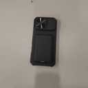 SSLOTSCASE for iPhone 17 Pro Case with Card Holder & Kickstand & Slide Camera Lens Cover & Camera Stand & Wallet, Military-Grade Heavy Duty Rugged Phone Case Cover for iPhone 17 Pro 6.3'' 2025, Black