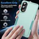 for Samsung Galaxy S25 Edge Case with Screen Protector, [Military Grade Drop Protection] Dual Layer Heavy Duty Shockproof Protective Phone Case for Samsung S25 Edge (Mint Green)