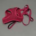rabbitgoo Dog Harness Small Sized and Leash Set, Step in Soft Light Puppy Vest, Breathable Mesh Pet Harness, Reflective for Safe Easy Walking, Rose Red M (M (Chest: 16 - 18.5"))
