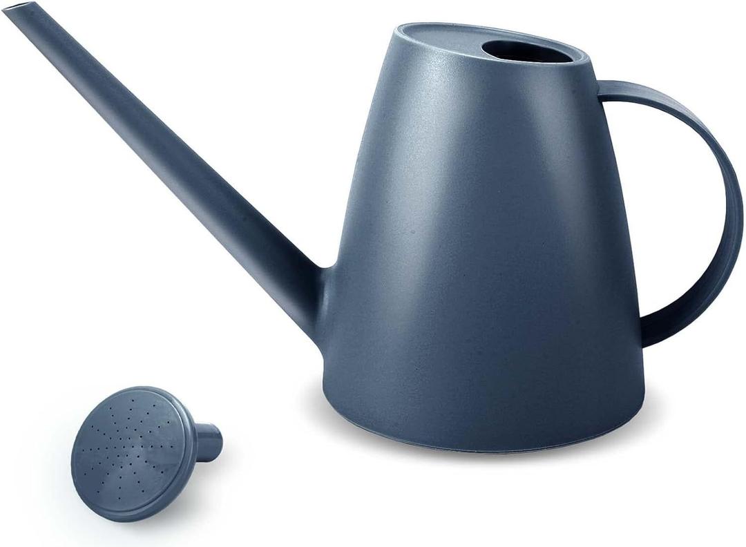 Watering Can for Indoor Plants, Small Watering Cans for House Plant Garden Flower, Long Spout Water Can for Outdoor Watering Plants 1. 8L 1/2 Gallon (Blue)