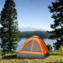 2 Person Camping Tent with Rain Fly and Carrying Bag Lightweight Outdoor Pop Up Tents for Camping Essentials, Music Festivals, Backpacking, Hiking, or Beach Shelter by Wakeman Outdoors