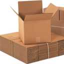 Aviditi Shipping Boxes Small 12"L x 12"W x 12"H, 25-Pack | Corrugated Cardboard Box for Packing, Moving and Storage (12x12x12 Cost Saver)