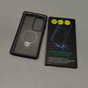 Magnetic Privacy Case for Samsung Galaxy S24 Ultra, Military Grade Protection, Fit for MagSafe, Anti Peep Privacy Screen Protector Soft Edge Full Camera Lens Protected Shockproof Anti Spy Phone Case (Black)