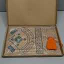 Baseball Board Game,Baseball Dice Board Game,Solid Wood,12 Colourful Beads and Dice,Manual Included,Portable,Perfect for Home Party,Family Night and Road Trip (Rectangular)