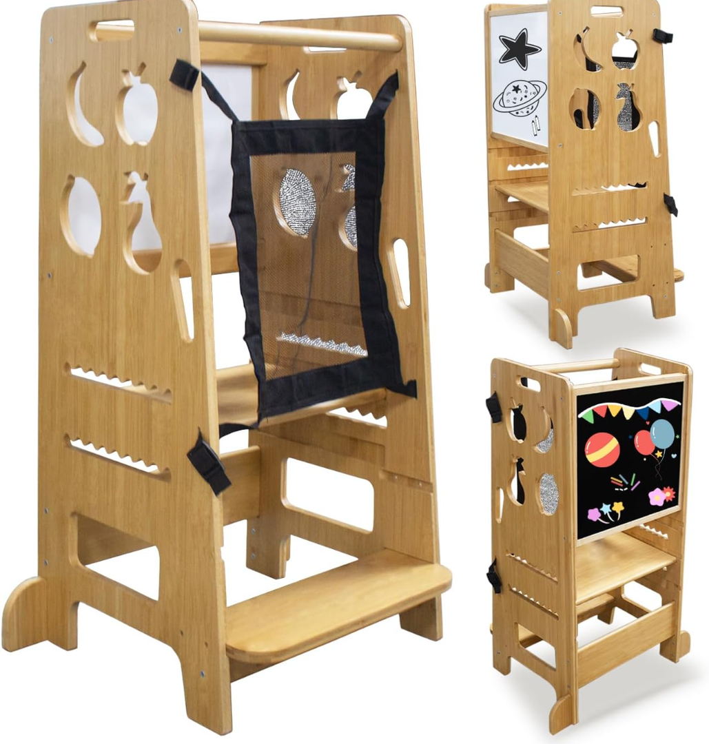 Kids Kitchen Step Stool NI-HK-KSS-WD