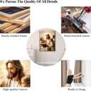 Jesus Teaching Child Canvas Wall Art Christian Kids Room Wall Decor God With Children Painting Pictures Religion Faith Poster Prints for Kids Room Bedroom Church Decoration 24x36