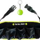 Premium Pickleball Ball Buddy Hands-Free Pickleball Holder + Bonus Keychain