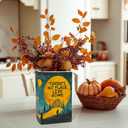 LIFFY Book Vase for Flowers, Ceramic Flower Vase Bookshelf Decor, Unique Book Shape Decration Vase Bookend Gift for Book Lovers(Teal Blue, Wizard of Oz)