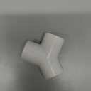 PATIKIL 25mm PVC Pipe Fittings, 1 Pack 3 Way Y Shape Water Tubing Joint Connectors Adapters Union for Garden Irrigation Home Aquarium
