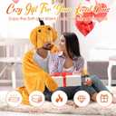 Peryiter Thanksgiving Wearable Blanket Pumpkin Hoodie Adults Friendsgiving Party Gift Oversize Flannel Wrap Throw for Women