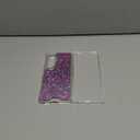 Changjia for Samsung Galaxy Z Fold 7 Glitter Case, Cute Bling Sparkle Shiny Sequin Stars Four Corner Soft TPU Silicone Shockproof Women Girls Slim Protective Phone Case for Galaxy Z Fold 7 5G (Purple)