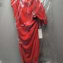 One Shoulder Elegant Formal Wedding Guest Mother of Bride Dresses Satin Evening Long Party Gown HD270(Size 4)