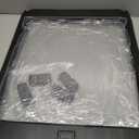 Acrylic Dog Playpen Indoor, O Series, 24" H, Black, 2 Panels