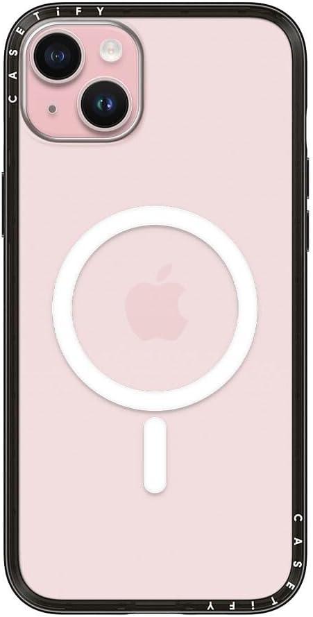 CASETiFY for iPhone 15 Plus Case - Compact Compatible with MagSafe | Slim and Sleek | 4ft. 2x Military Grade Drop Protection | Black