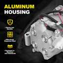 AC Compressor with Clutch Compatible with Honda Civic 1.8L 2006-2011, Replaces# 38800-RNA-A01, 38810RRBA01 38800RNBA02 38800-RNB-A02
