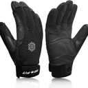 Climbing Gloves, Rope Gloves, Perfect for Rappelling Rescue Rock/Tree/Wall/Mountain Climbing (Large, Fleece Liner)