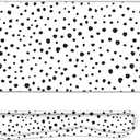 ToLuLu Extended Gaming Mouse Pad, Memory Foam Ergonomic Keyboard Mouse Wrist Rest Support Set, Large Desk Mat with Stitched Edges, Non-Slip Base Mousepad for Home Office Game and Study, Polka Dots