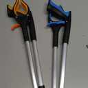 32" Grabber Reacher Tool, 2-Pack Foldable Reacher Grabber Pickup Tool with 360 Rotating Jaw & Magnet, Trash Picker Upper Grabber, Lightweight Grabbers for Seniors Heavy Duty