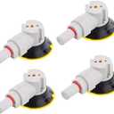 3" Mounting Vacuum Suction Cup With 1/4"-20 Female Thread, Small Hand Pump Glass Sucker For Car Camera (3" Suction Cup(4 Pack))