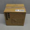 Kingsyard Bluebird Feeders for Outdoors Hanging, All Metal, Cage Mealworm Bird Feeder with Tray, Squirrel Proof & Weatherproof, Easy to Refill & Clean (Blue)