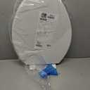 KOHLER 20110-0 Brevia, Slow Close Toilet Seat, Elongated Toilet Seat, Grip-Tight Bumpers Quick-Attach Hardware, White