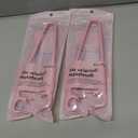 10-Finger Root Lifting Texture Hair Comb for Women & Men, Volumizing Scalp Shower Comb with Flexible Nylon Teeth, Wet & Dry Hair Tool for Fuller Looking Volume Pink, 2 Packs