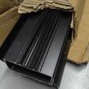 2Pcs 36" × 2-1/4" Aluminum U-Shaped Door Bottom Drip Cap Seal Waterproof