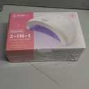 SUNUV UV LED Nail Lamp, Gel Light for Nail Polish UV Dryer with 3 Timers SUNone White