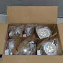 6 Pack,Pocketman 110V 5W Dimmable LED Ceiling Light Downlight,Warm White Spotlight Lamp Recessed Lighting Fixture,with LED Driver