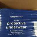 Amazon Basics Unisex Protective Underwear with Odor Control, Overnight Absorbency, Large, 56 Count (4 Packs of 14)