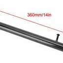 Motorcycle Side Stand,360mm/14in Motorcycle Side Stand Support Kickstand Fits for CRF50/70