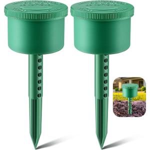 Qualirey 2 Pack Ant Bait Stations Reusable (Bait NOT Included), Multi-Surface Ants Killer for Home, Ant Control for Outdoor Use, Remove Colonies, Kills Common Household Ants