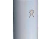 Hydro Flask Water Bottle - Insulated Stainless Steel - Wide Straw Lid, Non-Spill, Leakproof in 24 Oz Glimmer Blue