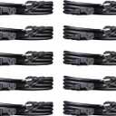 Amazon Basics PC Power Cord for Monitor, Computer, TV, 3 Prong, 18 AWG, 125 Volts, 6 feet, Black, 10-Pack, UL Listed