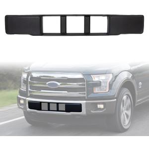 Front Bumper Lower Grille Trim for Ford F-150 2015-2017 Compatible with FL3Z-17E810-CA, Black ABS Guard Cover Replacement Plus OEM Style Protection