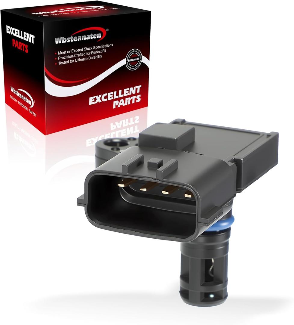 MAP Sensor Manifold Absolute Pressure: 1904-486826 Compatible with Ram 2500/3500 2008-2020 L6 6.7L, 4500/5500 2008-2018 L6 6.7L