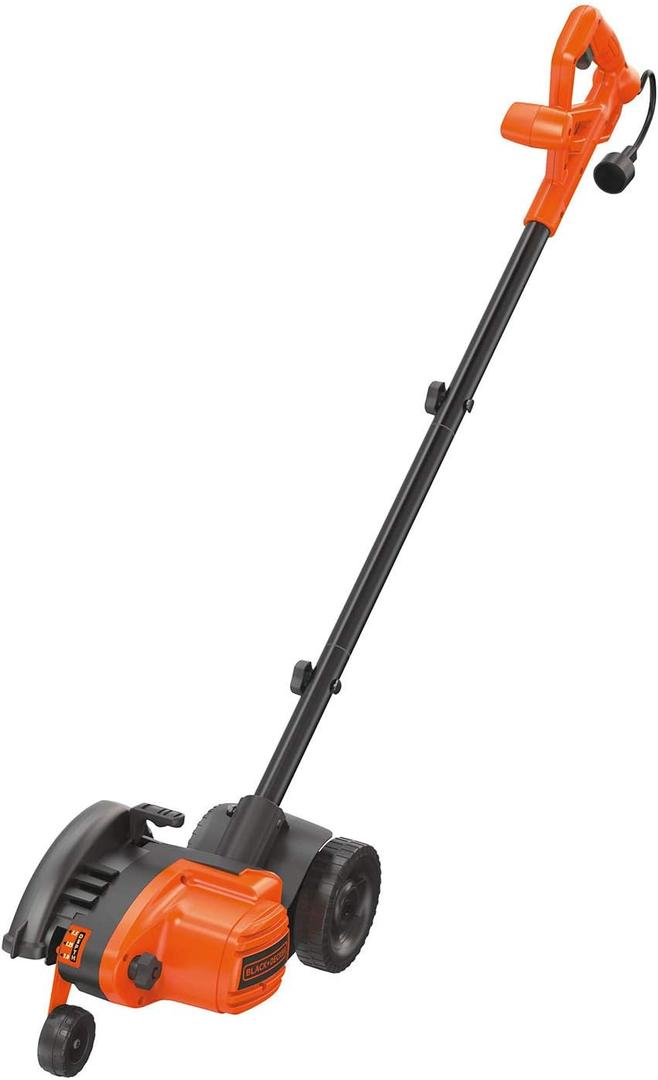 BLACK+DECKER Lawn Edger Trencher 2 in 1, 12 Amp 7.5 in. Electric Edger Lawn Tool for Landscaping and Trench Digger, 3 Height Settings, Corded