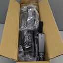 DAOYA Corner Shower Caddy Tension Pole - 4 Tier Stainless Steel Rustproof Shower Corner Caddy for Bathtub Bathroom Shower Organizer Shelves Adjustable Pole 25-114.2 Inch Black