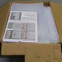 7 code Large Clear Shoe Boxes OrganizerThicker Material Stronger Shoe Box with Magnetic Door, Stackable Shoe Storage Box for Closet, Foldable Space-Saving Storage Bins Shoe Cabinet, White, 9 Pack